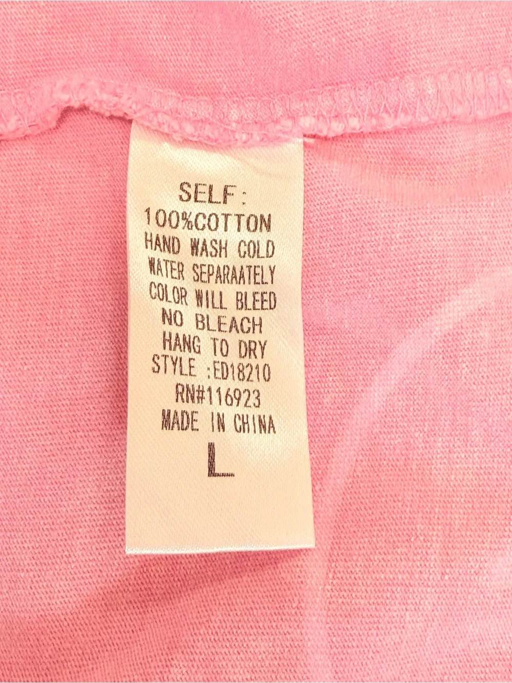 Easel Los Angeles Barbie Pink Smiley Face Mineral Wash T-Shirt Dress Size Large - Picture 4 of 6